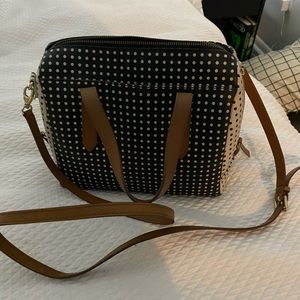 Fossil Black and White Purse